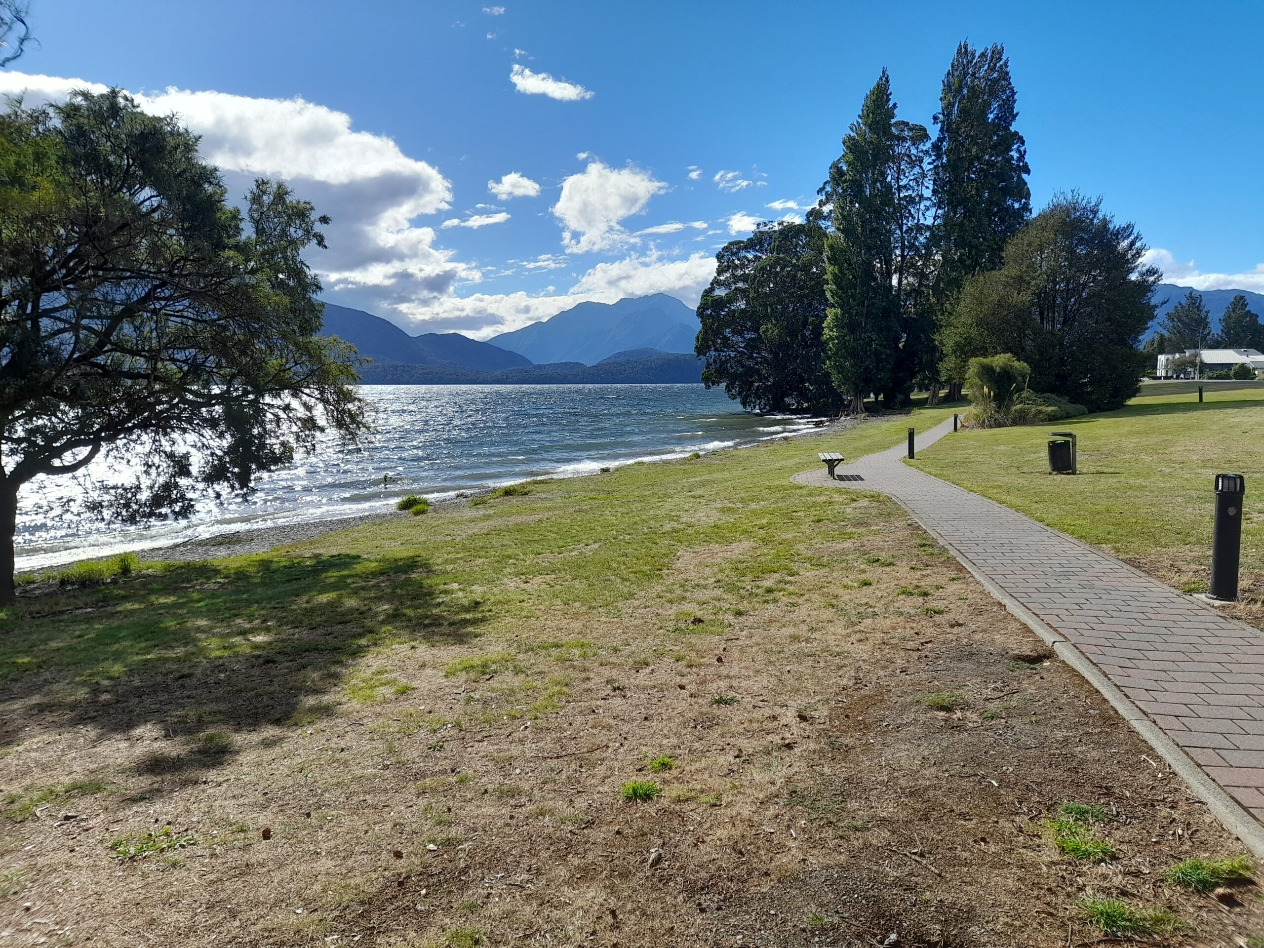 Tourist in Te Anau