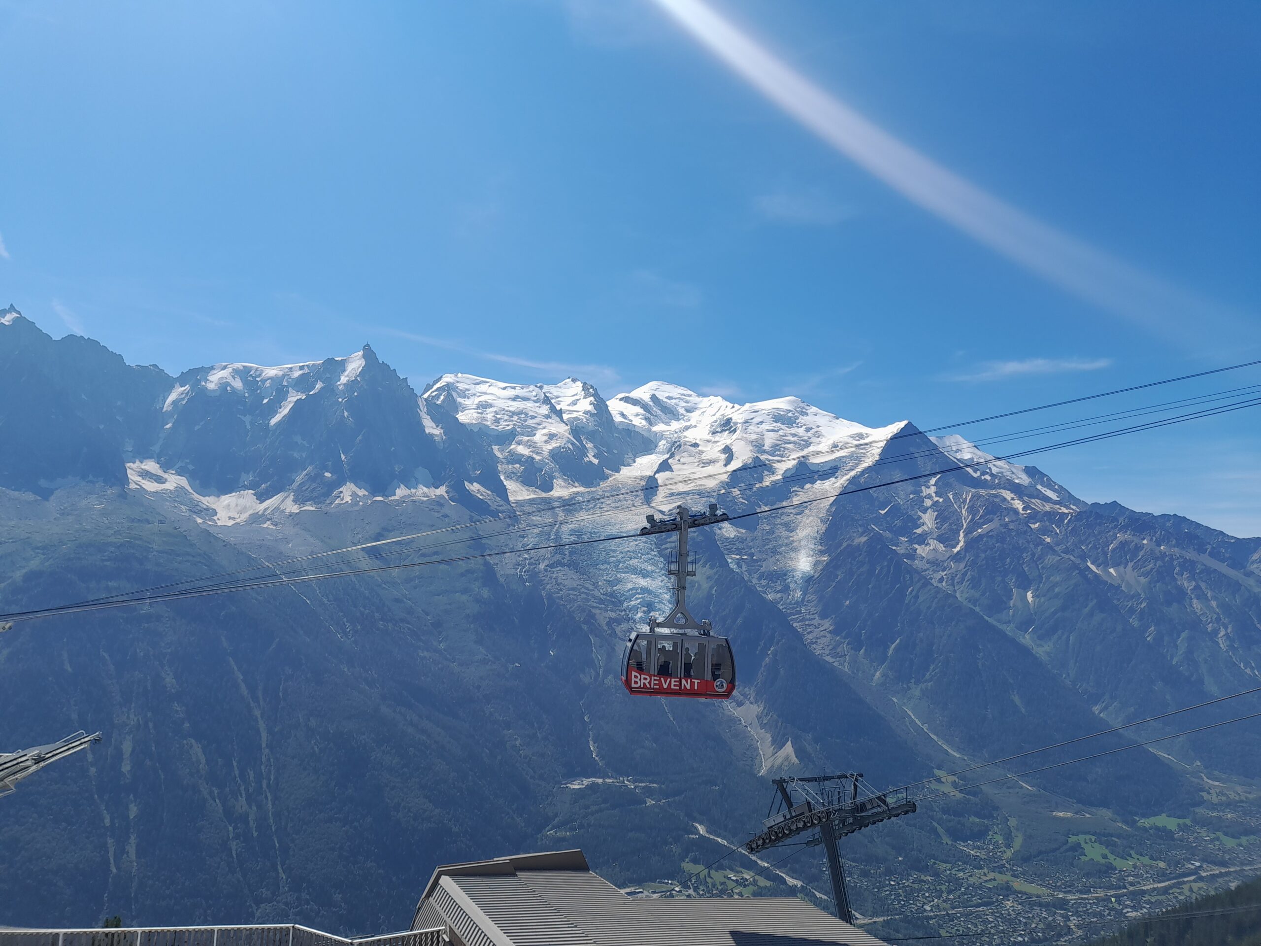 Sightseeing in Chamonix.