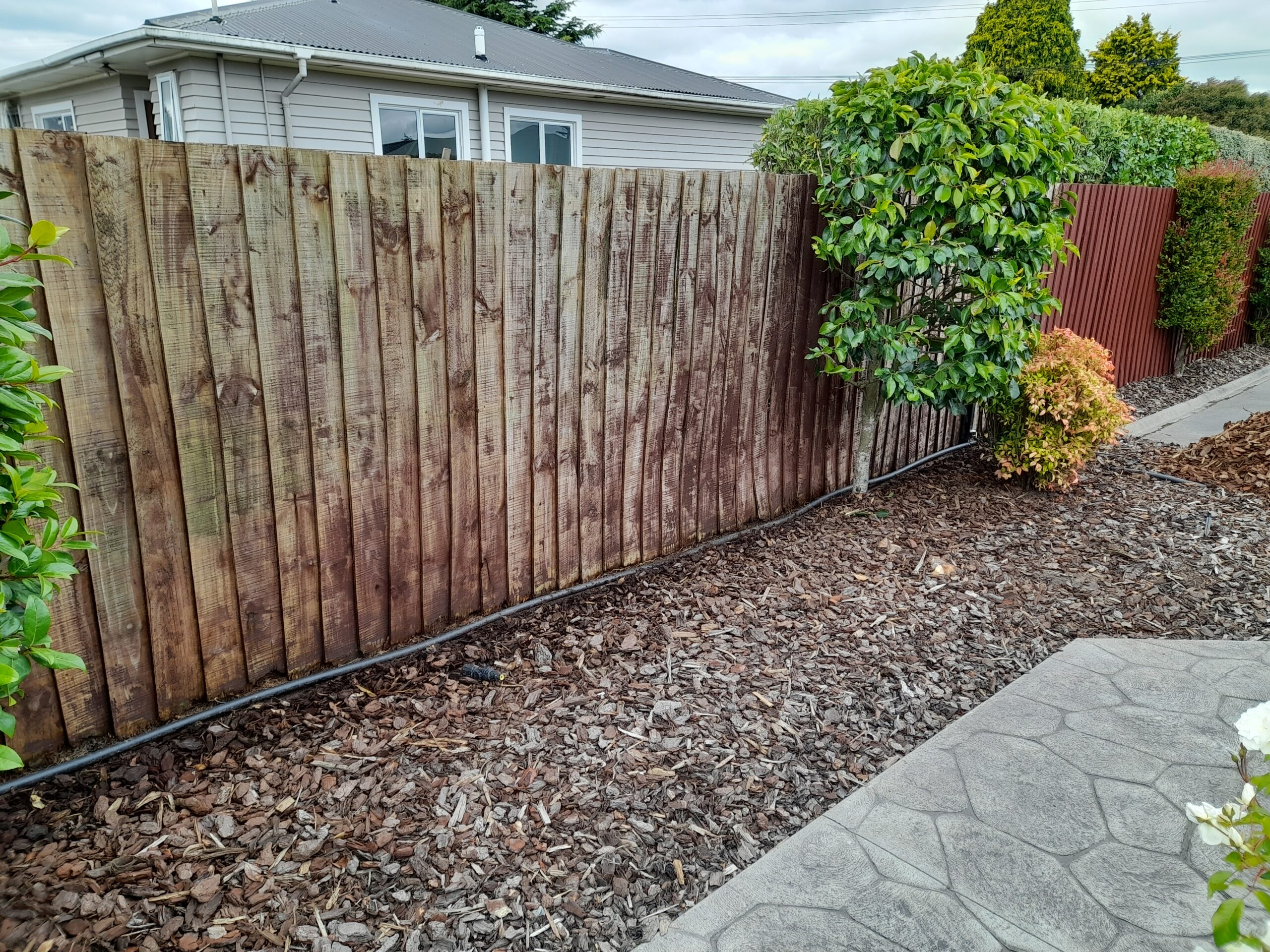 Painting the fence (Another part).